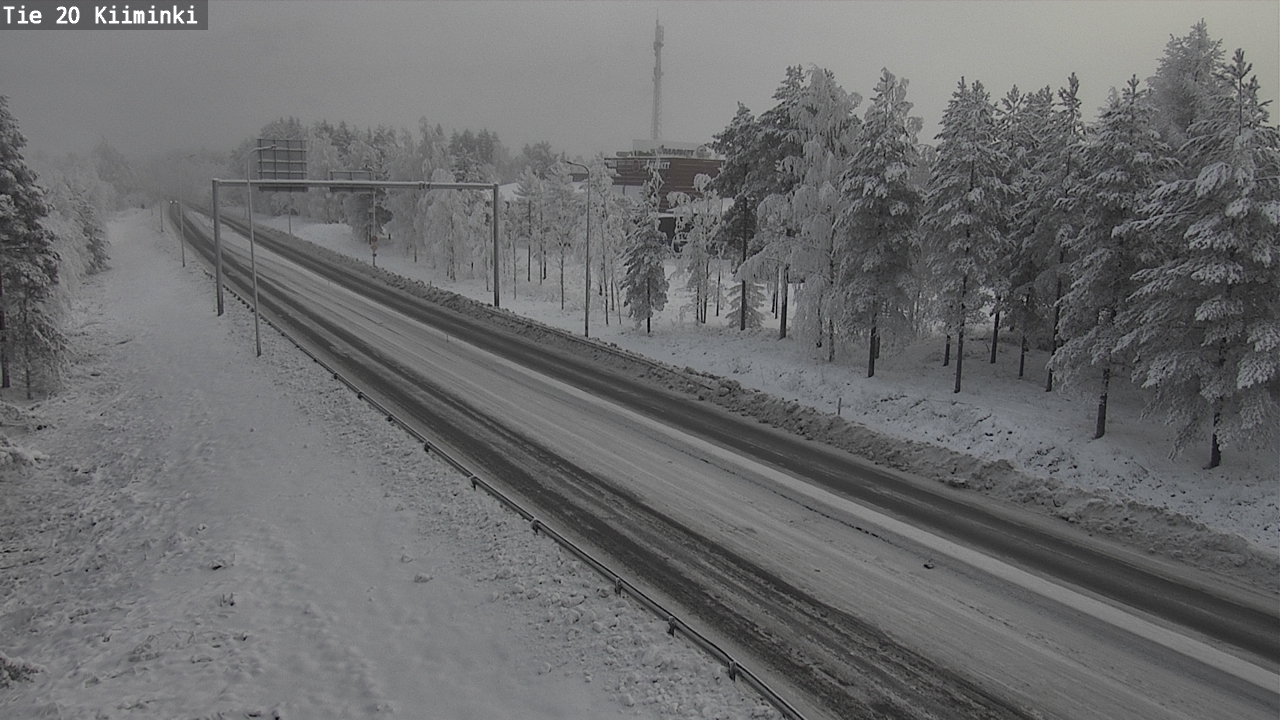 Weather Camera Image Road 20 Oulu Kiiminki, Oulu, Pohjois-Pohjanmaa
