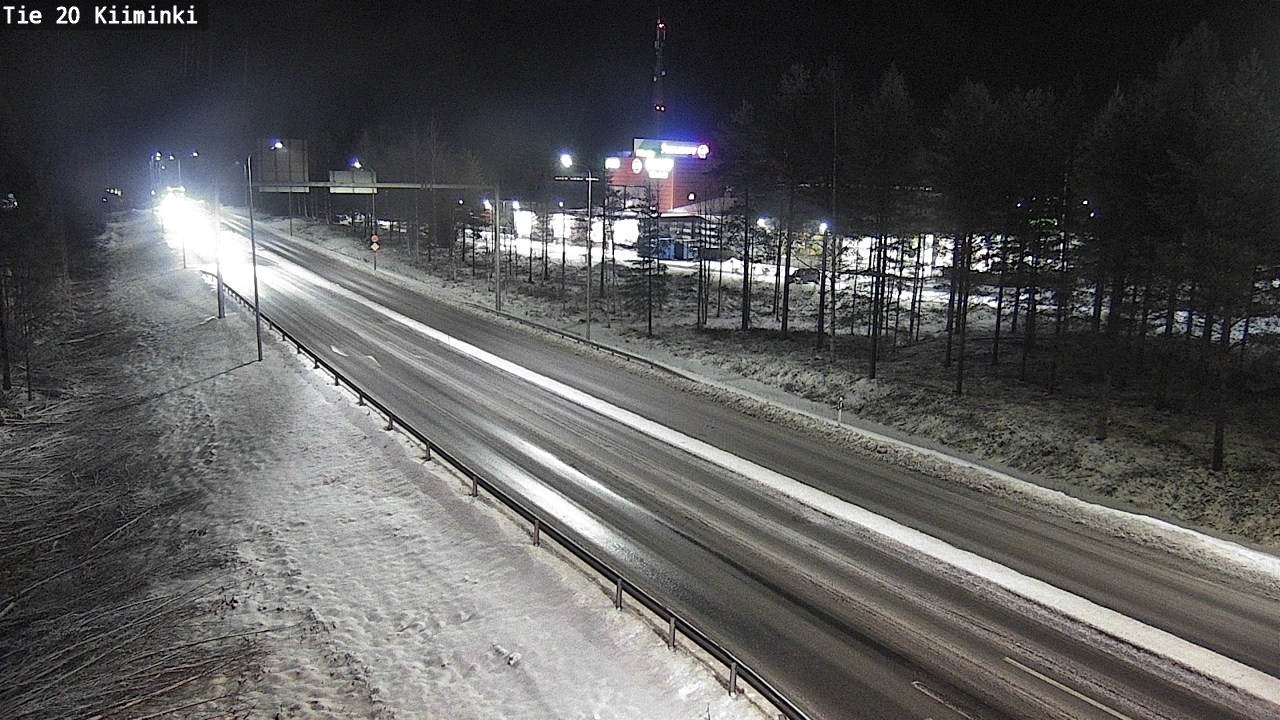 Weather Camera Image Road 20 Oulu Kiiminki, Oulu, Pohjois-Pohjanmaa