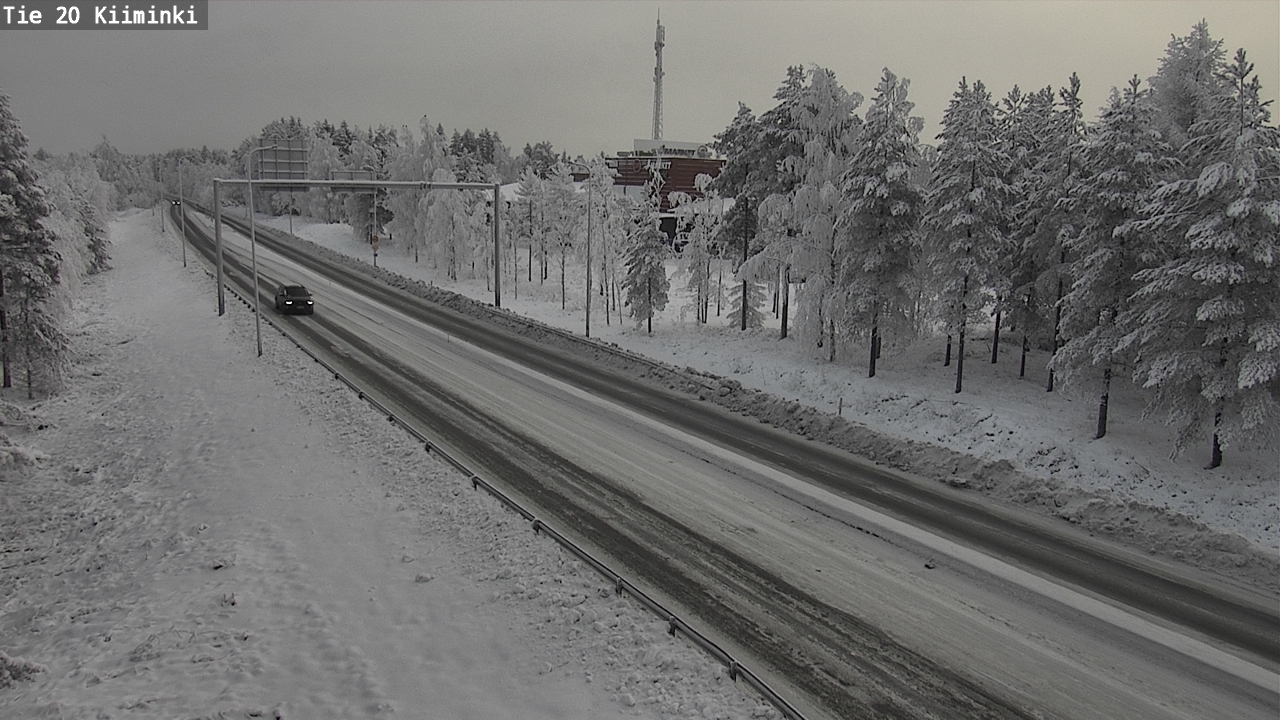Weather Camera Image Road 20 Oulu Kiiminki, Oulu, Pohjois-Pohjanmaa