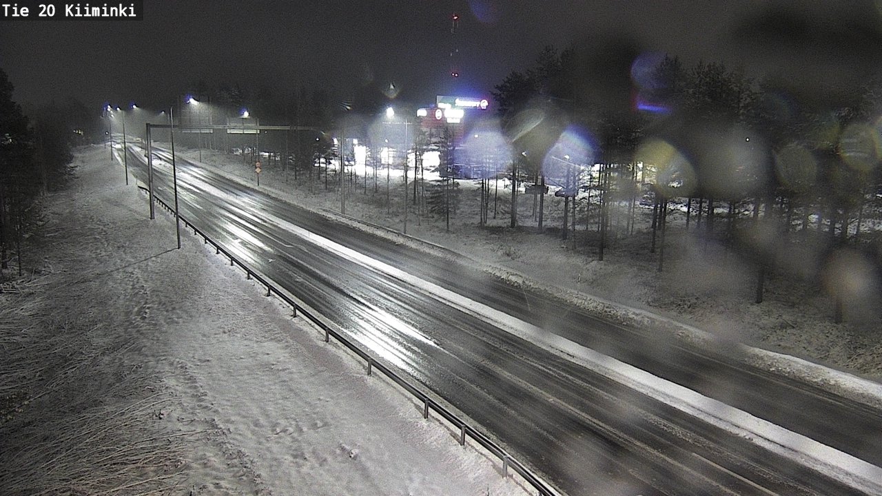 Weather Camera Image Väg 20 Uleåborg Kiiminki, Oulu, Pohjois-Pohjanmaa