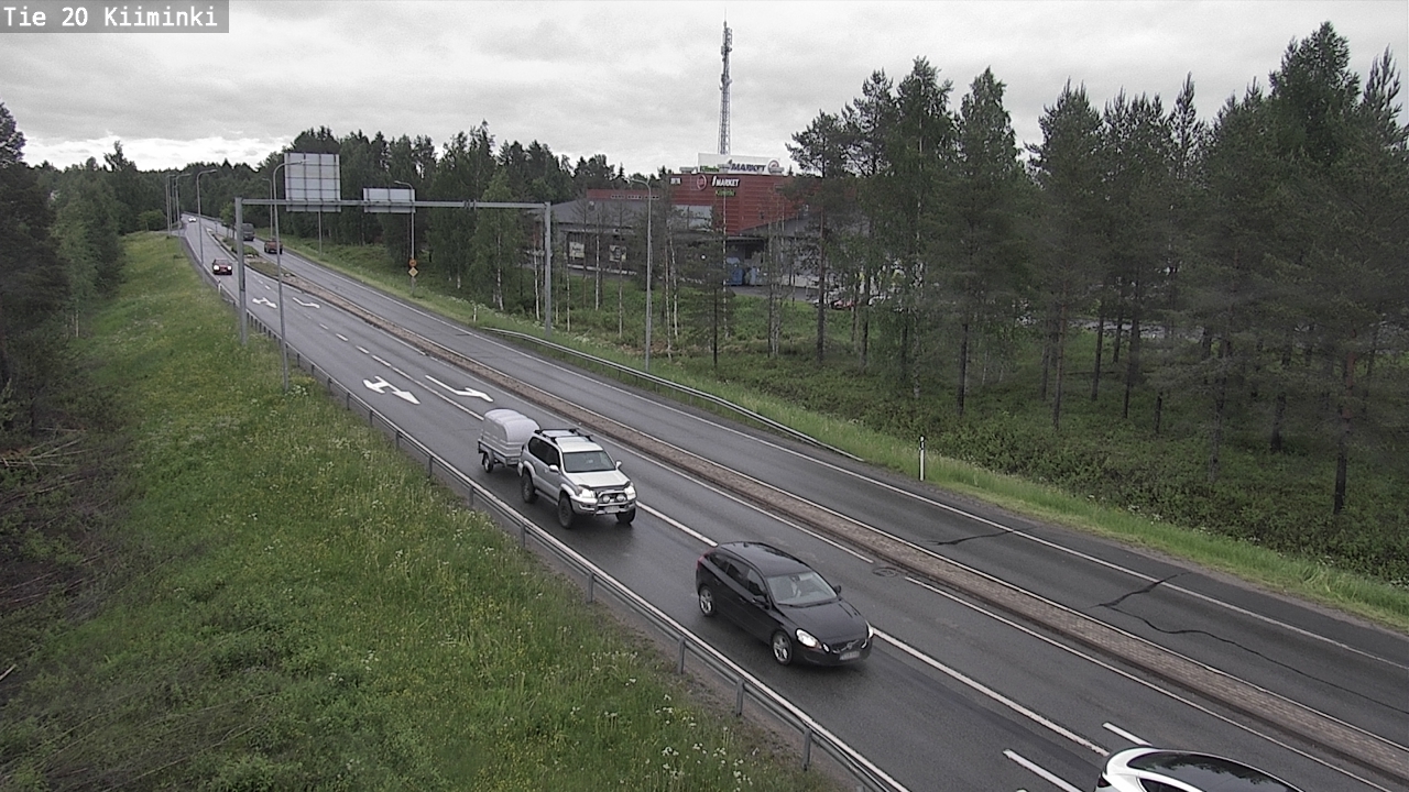 Weather Camera Image Road 20 Oulu Kiiminki, Oulu, Pohjois-Pohjanmaa