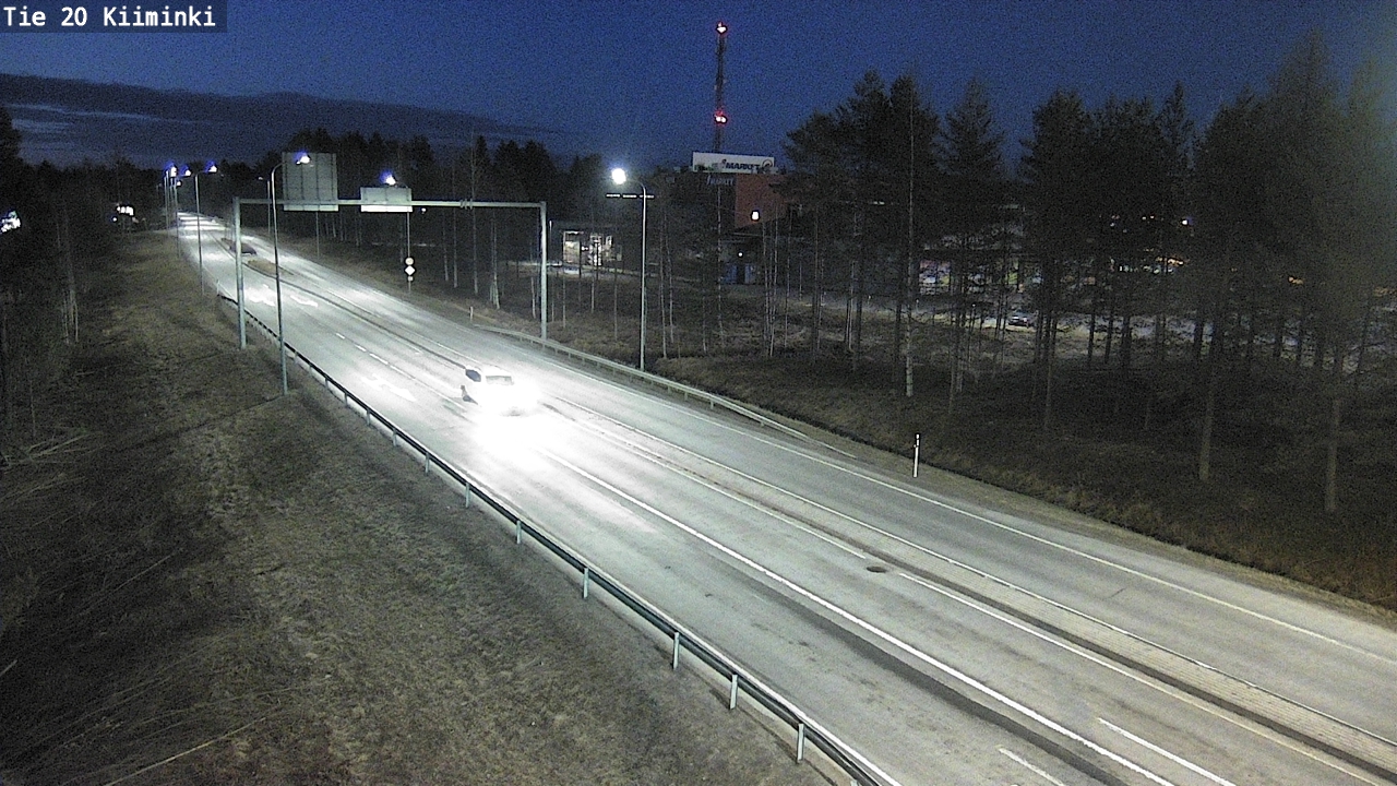 Weather Camera Image Road 20 Oulu Kiiminki, Oulu, Pohjois-Pohjanmaa