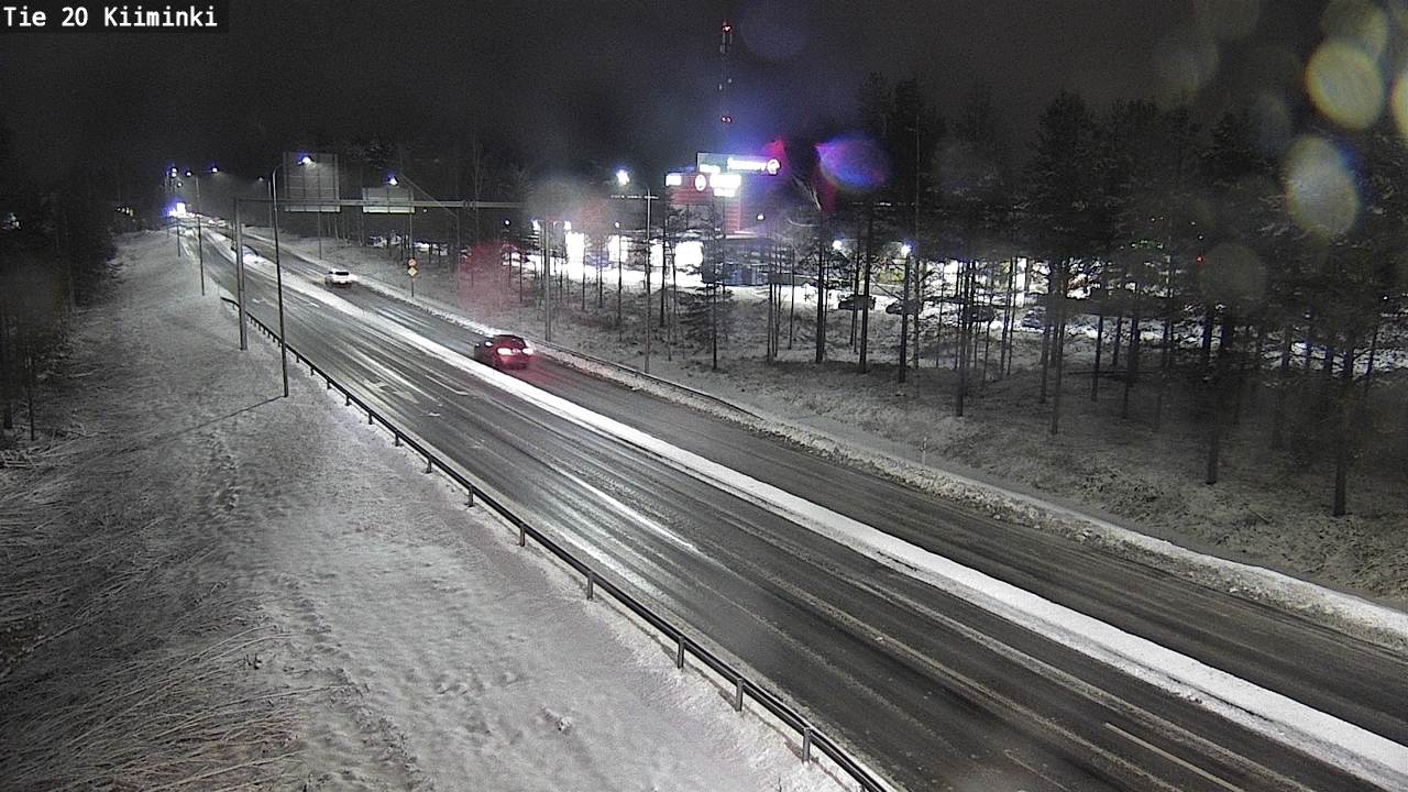 Weather Camera Image Väg 20 Uleåborg Kiiminki, Oulu, Pohjois-Pohjanmaa