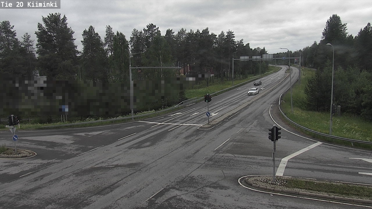 Weather Camera Image Väg 20 Uleåborg Kiiminki, Oulu, Pohjois-Pohjanmaa