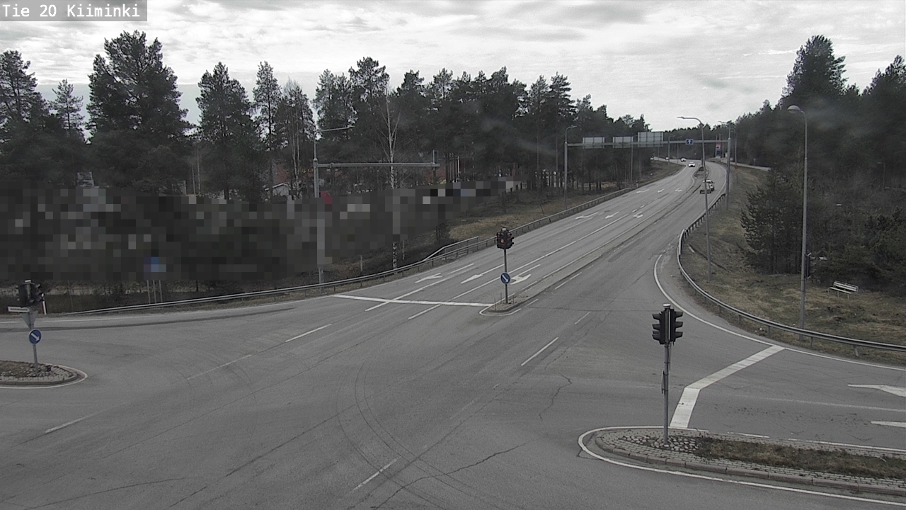 Weather Camera Image Väg 20 Uleåborg Kiiminki, Oulu, Pohjois-Pohjanmaa