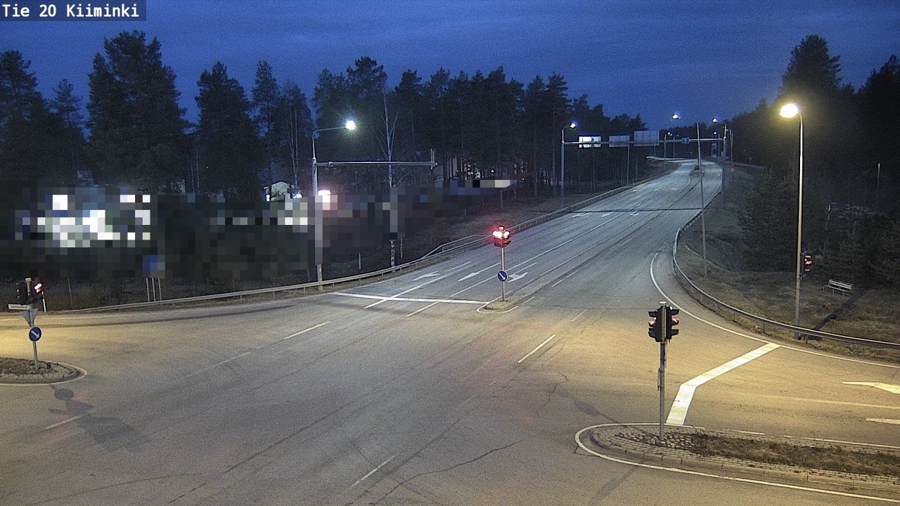 Weather Camera Image Väg 20 Uleåborg Kiiminki, Oulu, Pohjois-Pohjanmaa