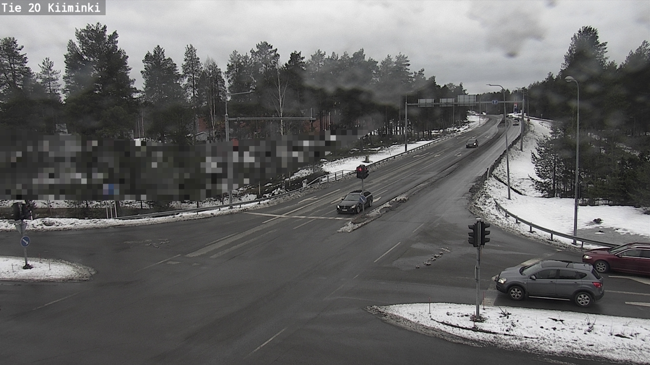 Weather Camera Image Väg 20 Uleåborg Kiiminki, Oulu, Pohjois-Pohjanmaa
