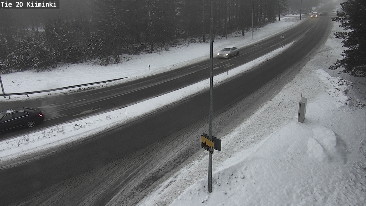 Weather Camera Image Väg 20 Uleåborg Kiiminki, Oulu, Pohjois-Pohjanmaa