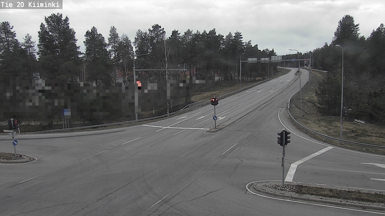 Weather Camera Image Väg 20 Uleåborg Kiiminki, Oulu, Pohjois-Pohjanmaa