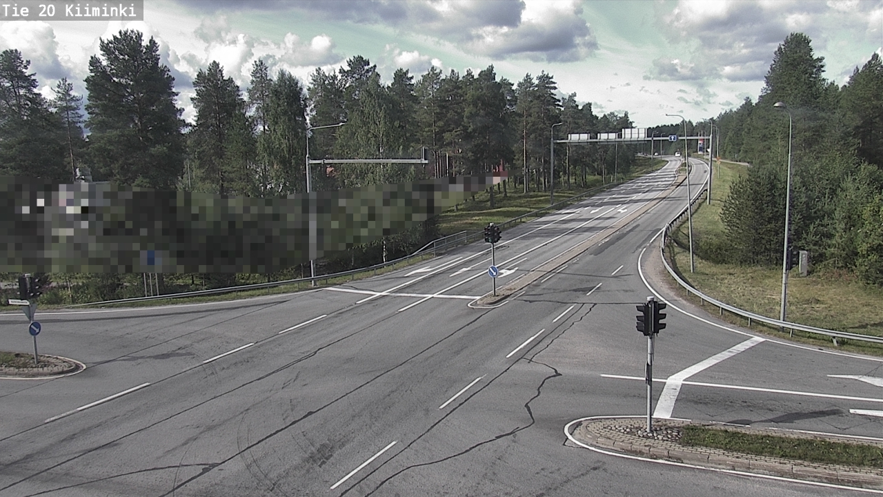 Weather Camera Image Road 20 Oulu Kiiminki, Oulu, Pohjois-Pohjanmaa