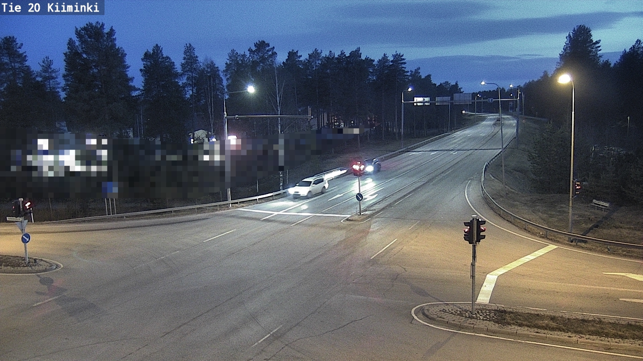 Weather Camera Image Road 20 Oulu Kiiminki, Oulu, Pohjois-Pohjanmaa