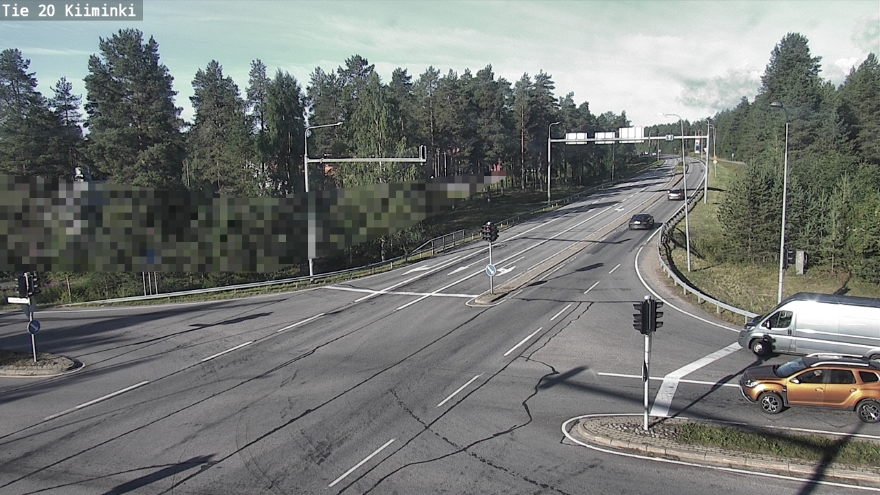Weather Camera Image Road 20 Oulu Kiiminki, Oulu, Pohjois-Pohjanmaa