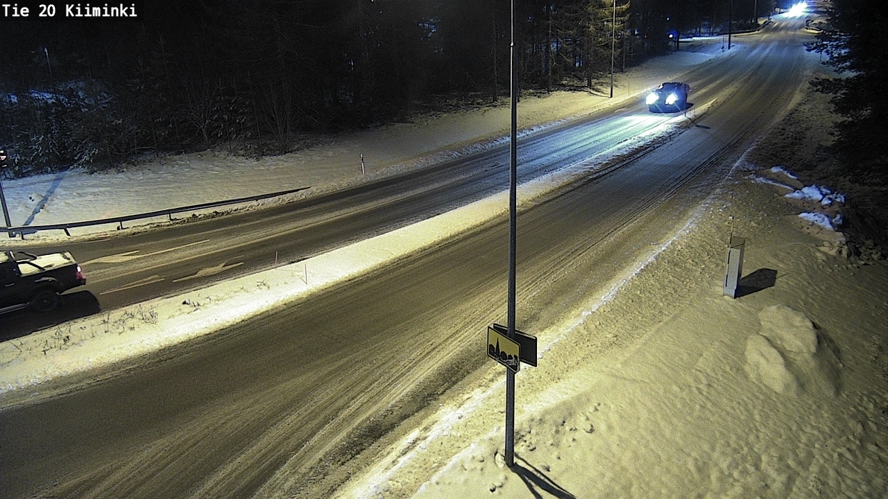 Weather Camera Image Road 20 Oulu Kiiminki, Oulu, Pohjois-Pohjanmaa