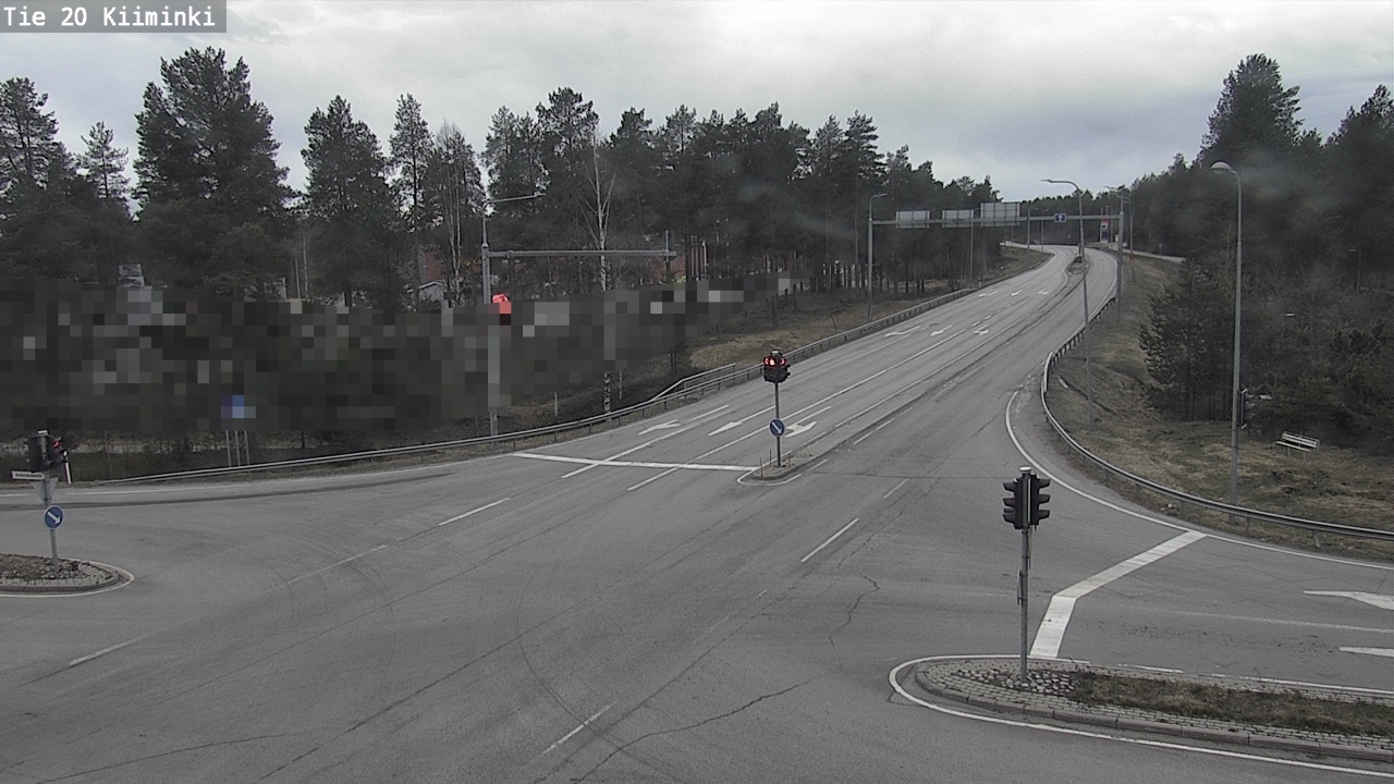 Weather Camera Image Väg 20 Uleåborg Kiiminki, Oulu, Pohjois-Pohjanmaa