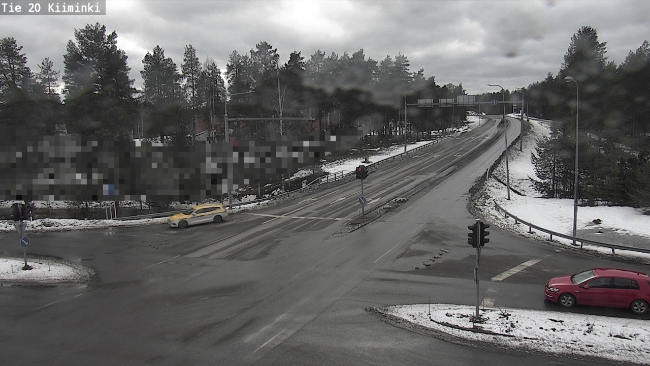Weather Camera Image Väg 20 Uleåborg Kiiminki, Oulu, Pohjois-Pohjanmaa