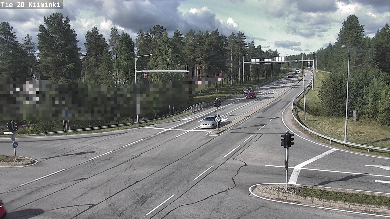 Weather Camera Image Road 20 Oulu Kiiminki, Oulu, Pohjois-Pohjanmaa