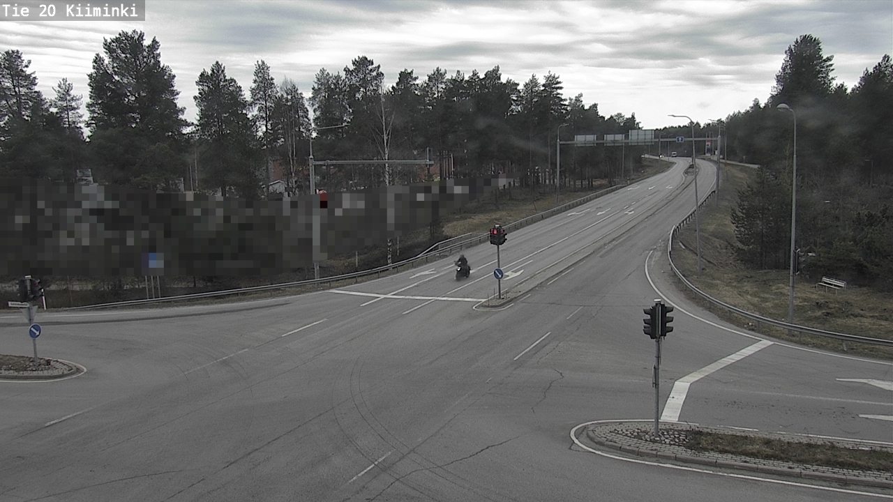 Weather Camera Image Väg 20 Uleåborg Kiiminki, Oulu, Pohjois-Pohjanmaa