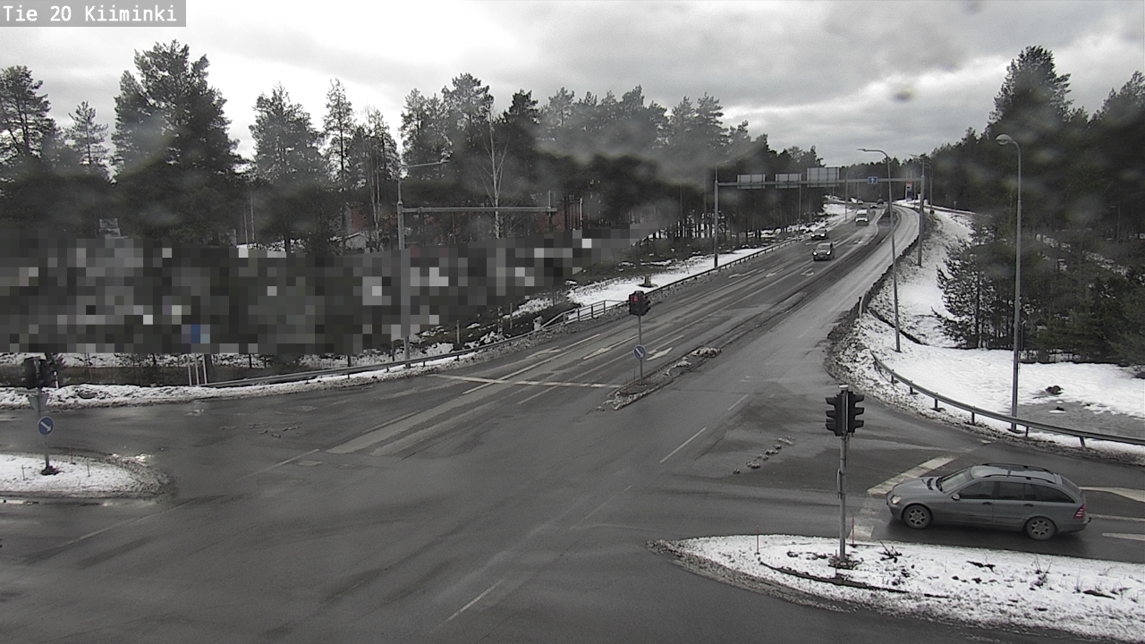Weather Camera Image Väg 20 Uleåborg Kiiminki, Oulu, Pohjois-Pohjanmaa