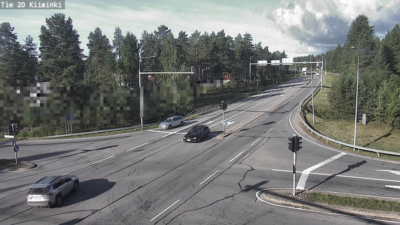 Weather Camera Image Road 20 Oulu Kiiminki, Oulu, Pohjois-Pohjanmaa