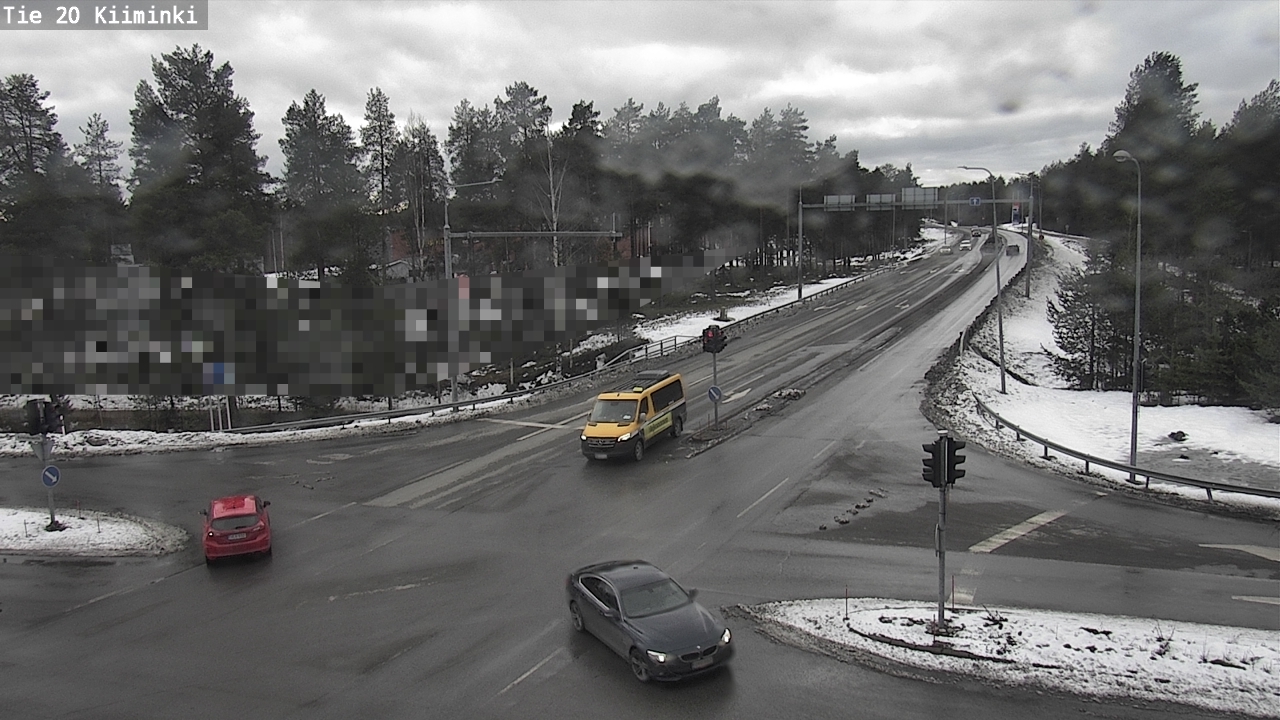 Weather Camera Image Väg 20 Uleåborg Kiiminki, Oulu, Pohjois-Pohjanmaa