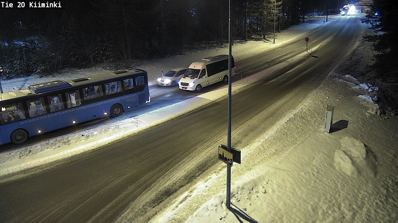Weather Camera Image Road 20 Oulu Kiiminki, Oulu, Pohjois-Pohjanmaa