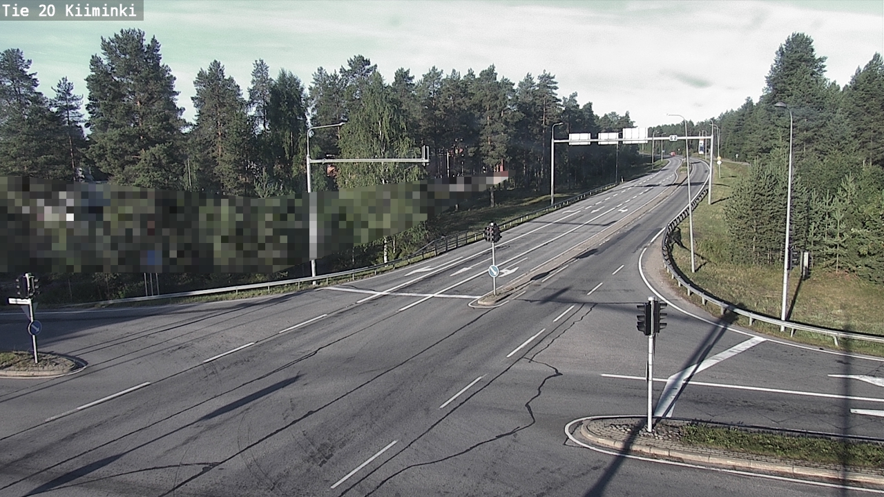 Weather Camera Image Road 20 Oulu Kiiminki, Oulu, Pohjois-Pohjanmaa