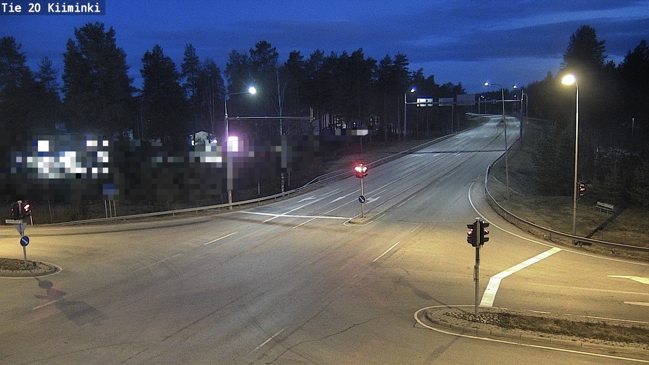 Weather Camera Image Road 20 Oulu Kiiminki, Oulu, Pohjois-Pohjanmaa