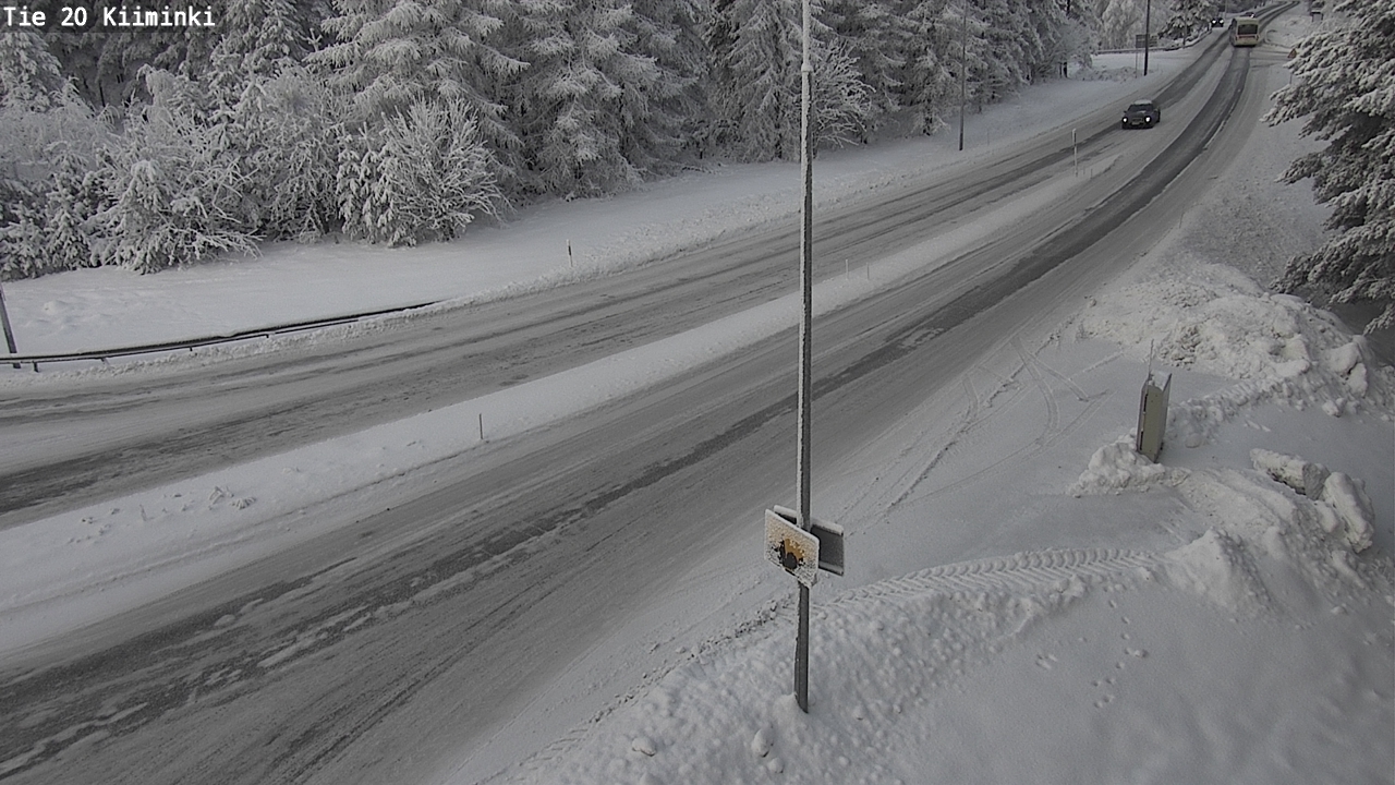 Weather Camera Image Väg 20 Uleåborg Kiiminki, Oulu, Pohjois-Pohjanmaa
