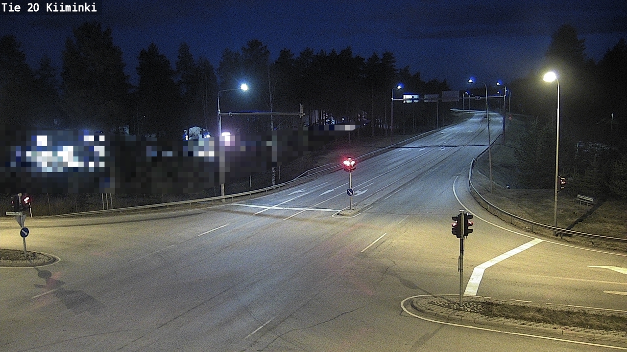 Weather Camera Image Road 20 Oulu Kiiminki, Oulu, Pohjois-Pohjanmaa