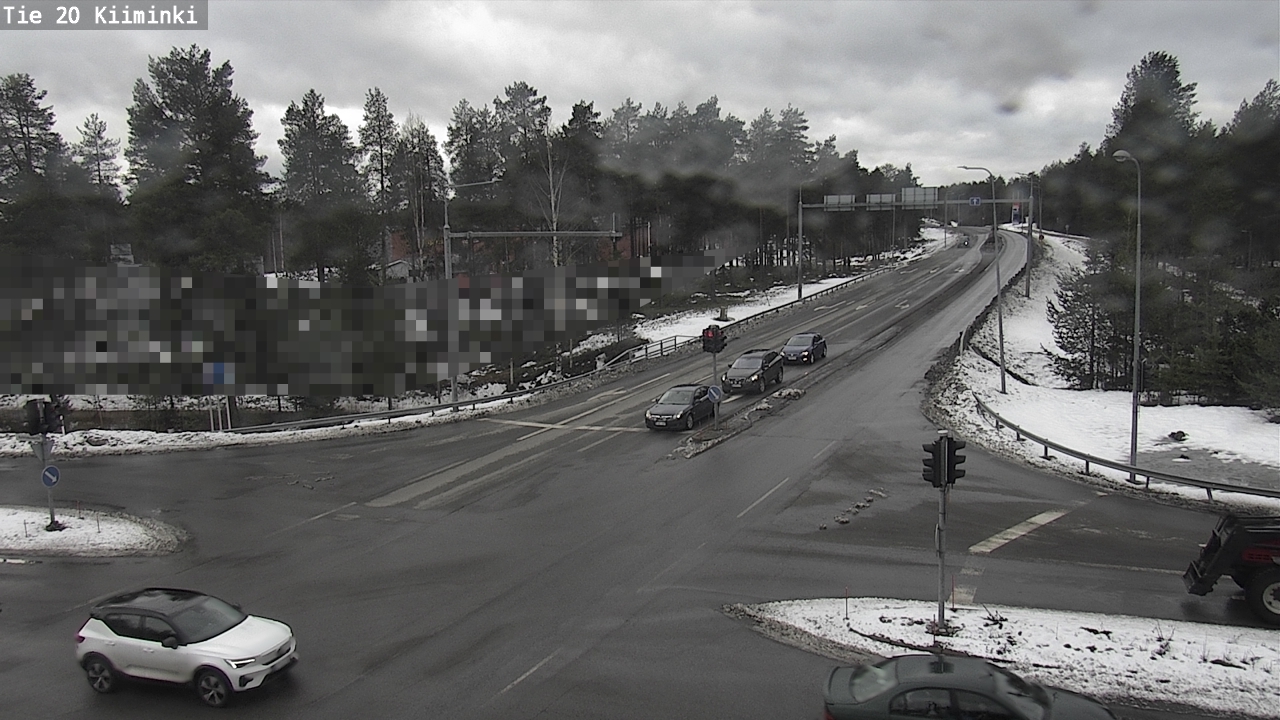 Weather Camera Image Väg 20 Uleåborg Kiiminki, Oulu, Pohjois-Pohjanmaa