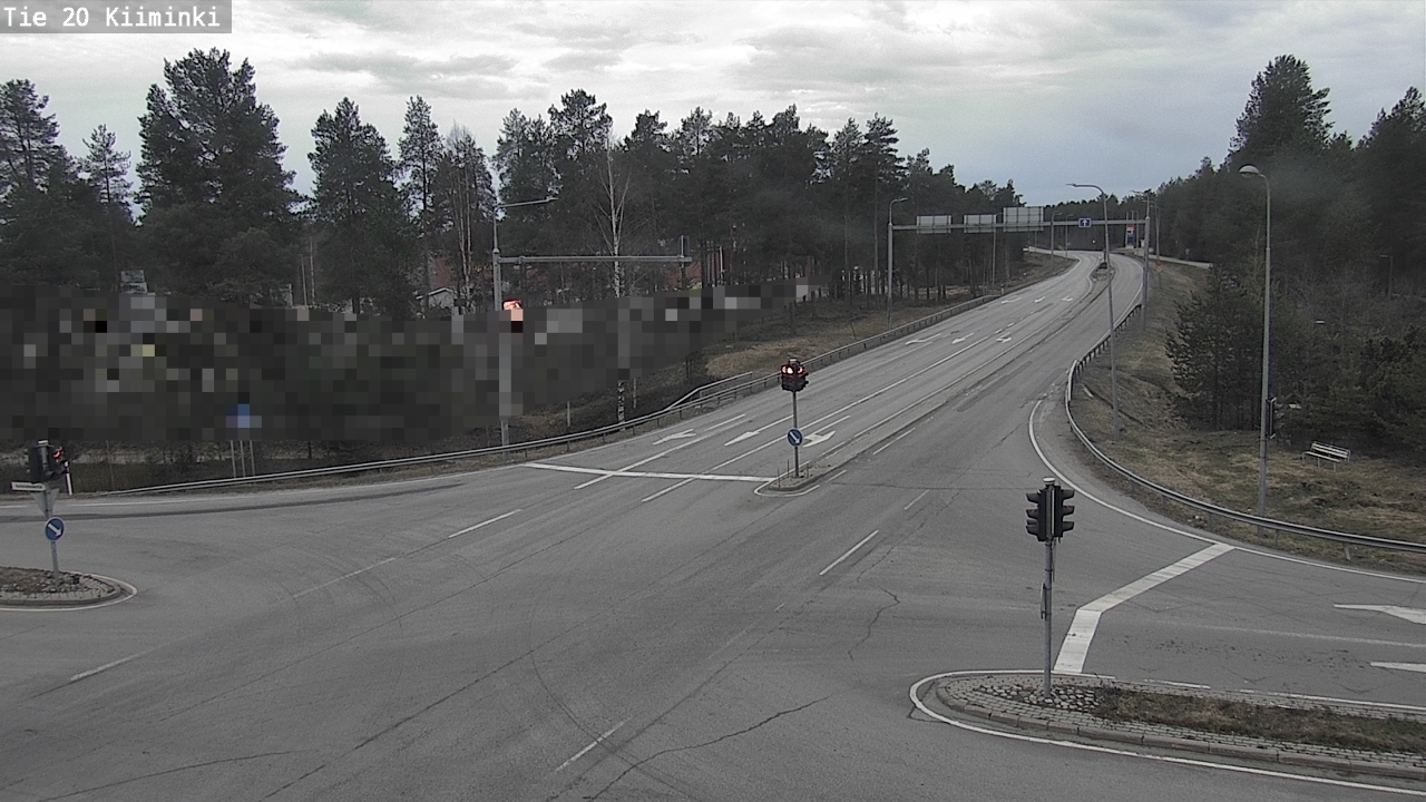 Weather Camera Image Väg 20 Uleåborg Kiiminki, Oulu, Pohjois-Pohjanmaa
