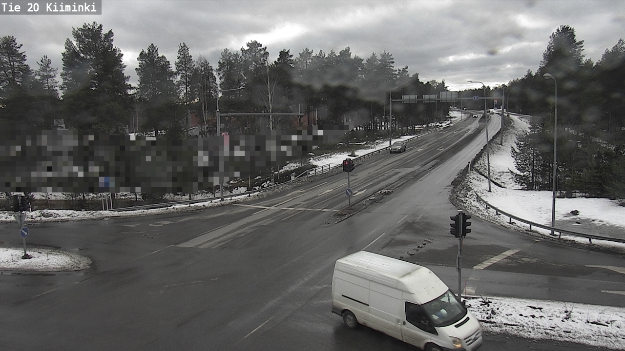Weather Camera Image Väg 20 Uleåborg Kiiminki, Oulu, Pohjois-Pohjanmaa