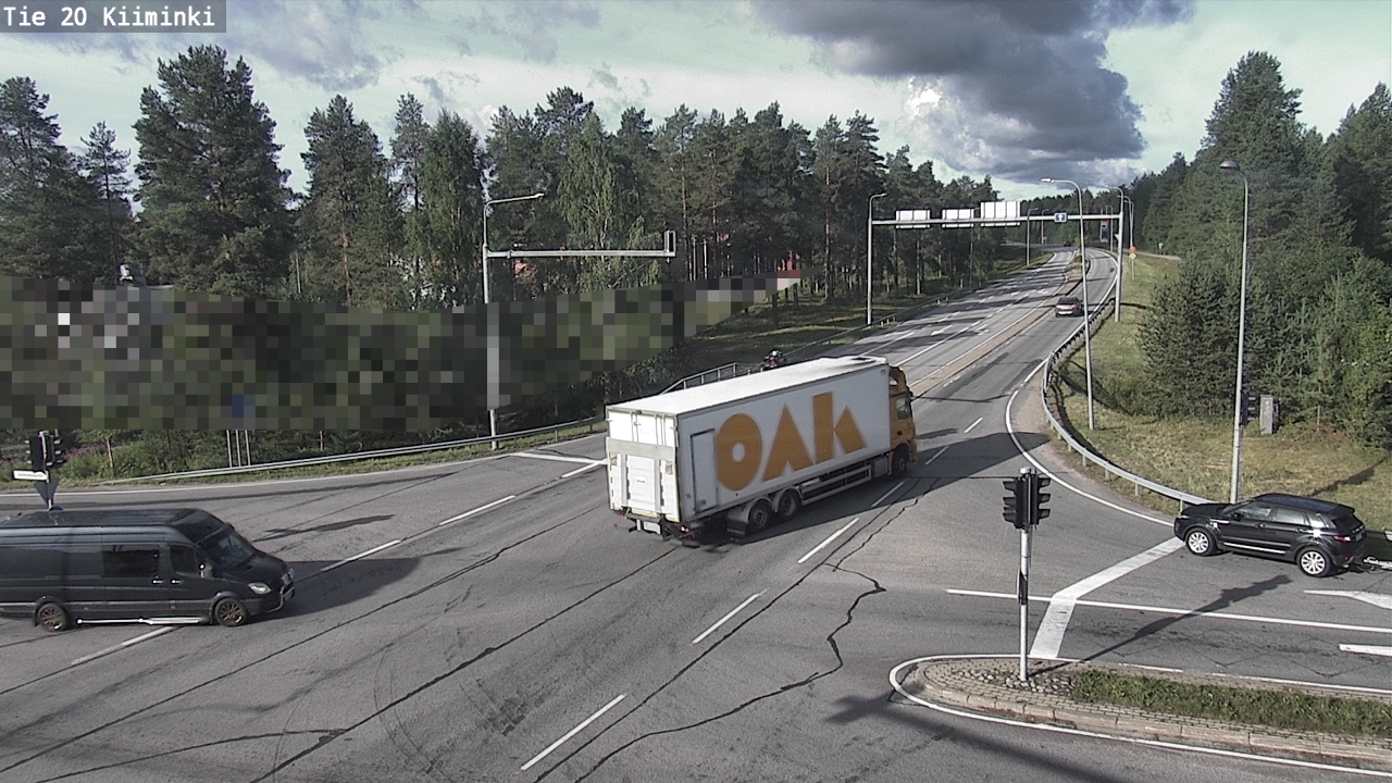 Weather Camera Image Road 20 Oulu Kiiminki, Oulu, Pohjois-Pohjanmaa