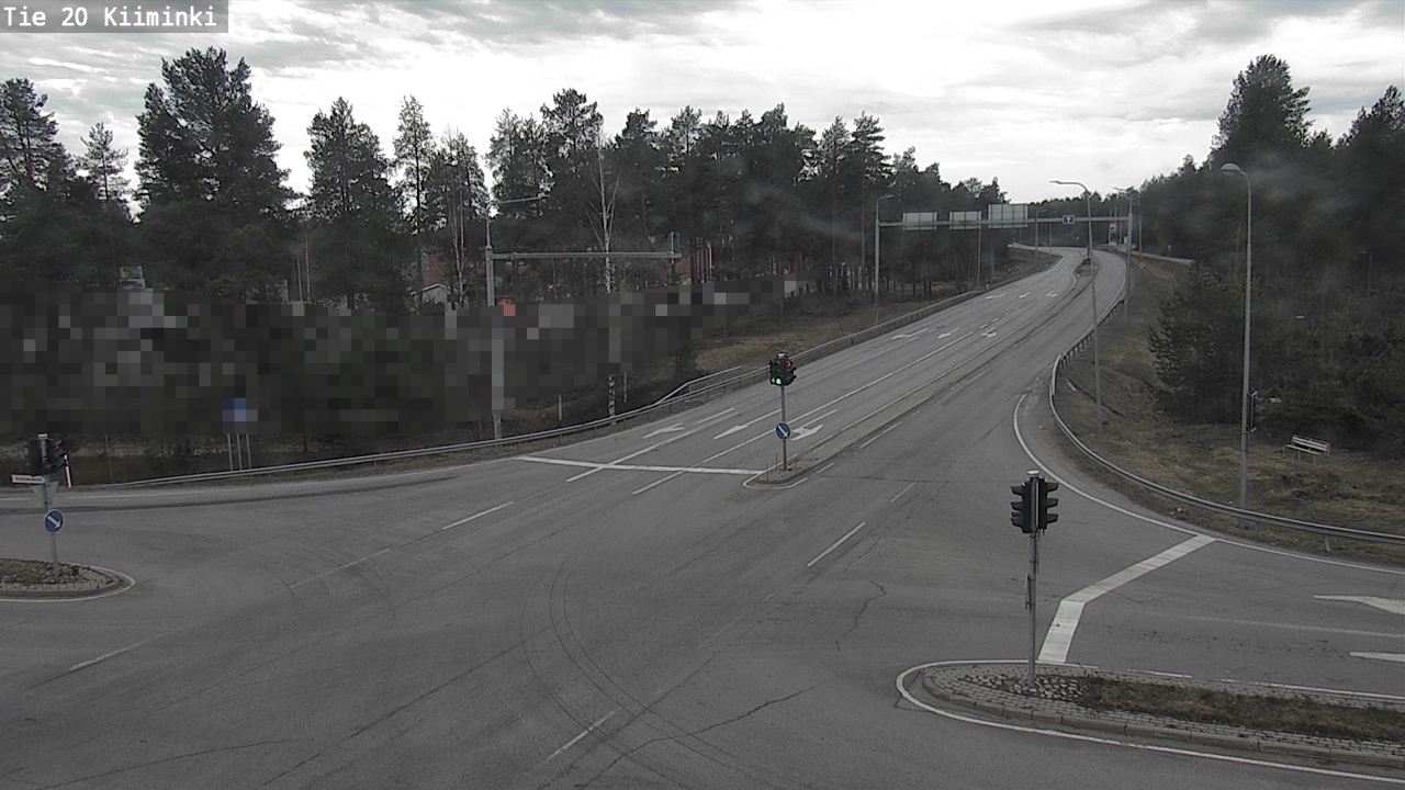 Weather Camera Image Väg 20 Uleåborg Kiiminki, Oulu, Pohjois-Pohjanmaa