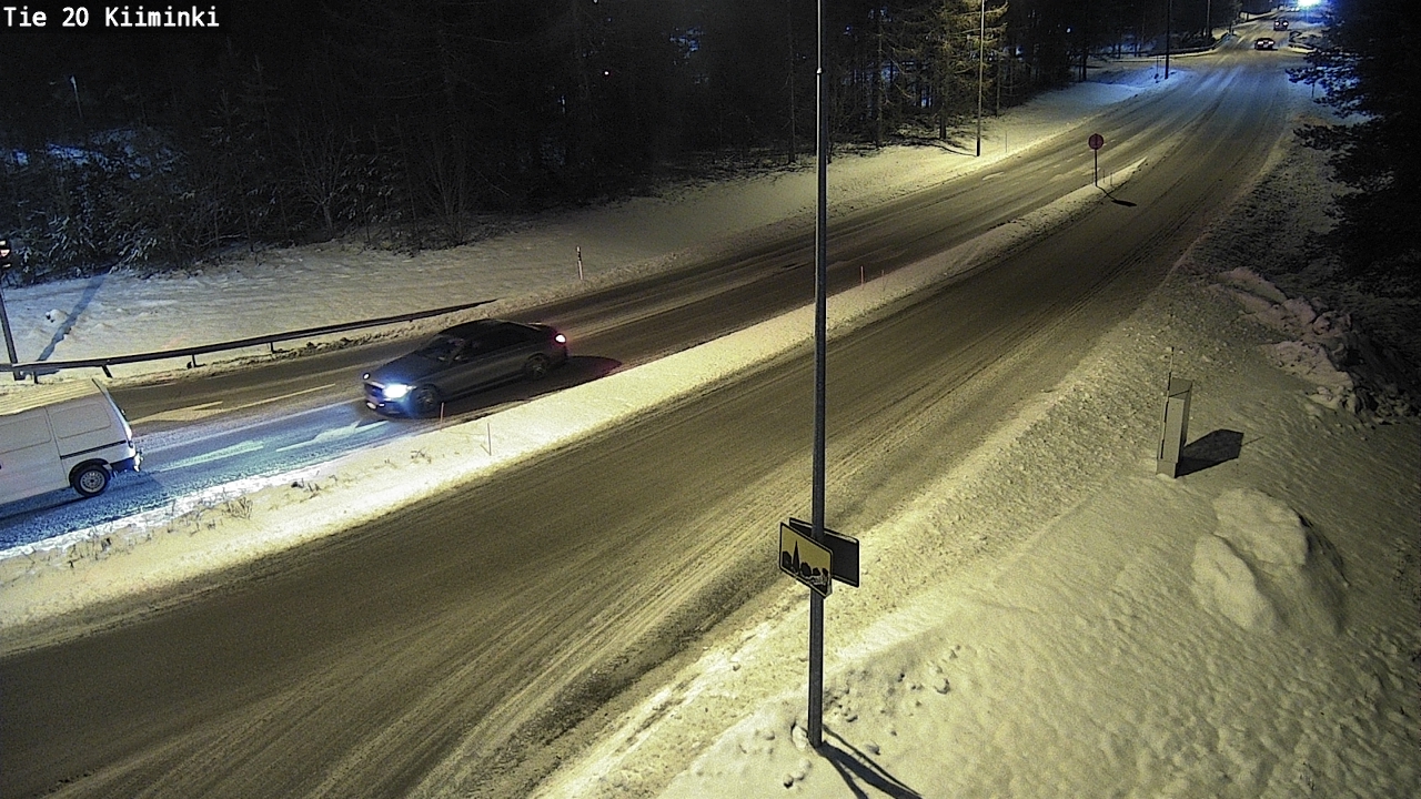 Weather Camera Image Road 20 Oulu Kiiminki, Oulu, Pohjois-Pohjanmaa