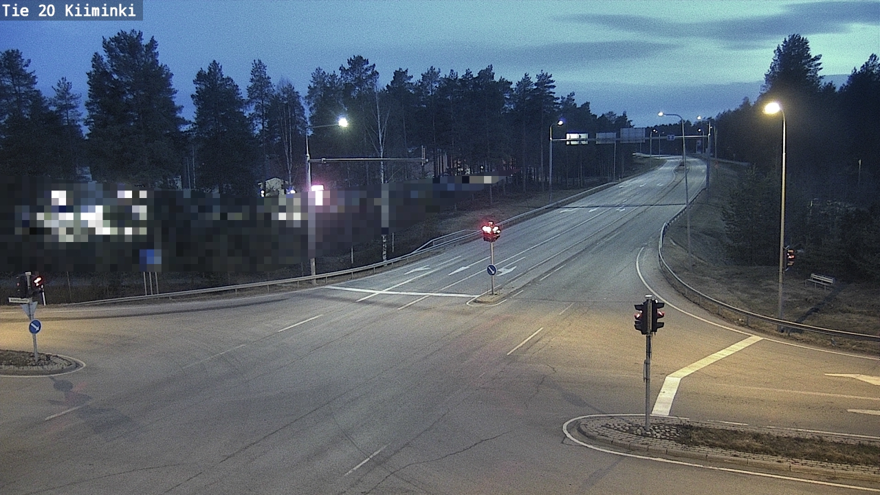 Weather Camera Image Väg 20 Uleåborg Kiiminki, Oulu, Pohjois-Pohjanmaa