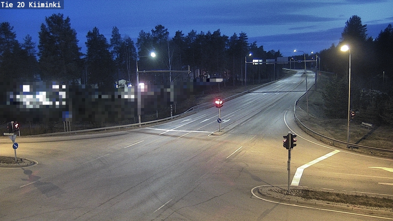 Weather Camera Image Road 20 Oulu Kiiminki, Oulu, Pohjois-Pohjanmaa