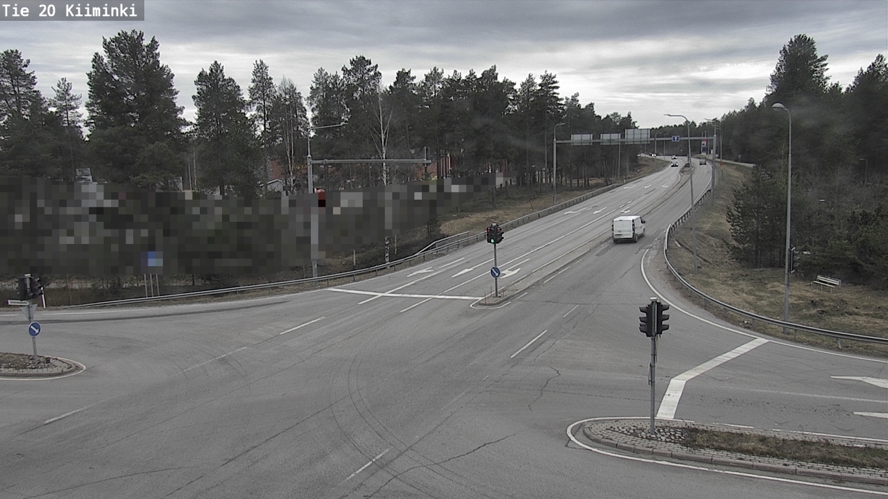 Weather Camera Image Väg 20 Uleåborg Kiiminki, Oulu, Pohjois-Pohjanmaa