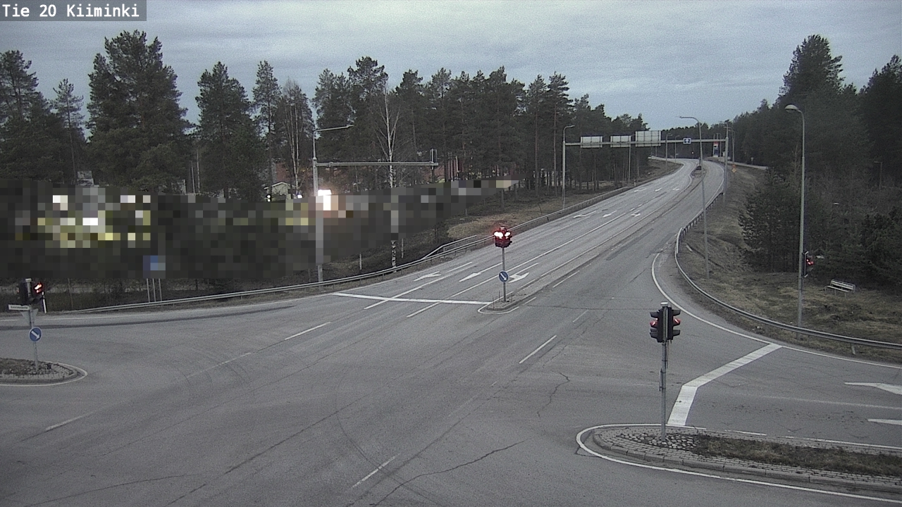 Weather Camera Image Väg 20 Uleåborg Kiiminki, Oulu, Pohjois-Pohjanmaa
