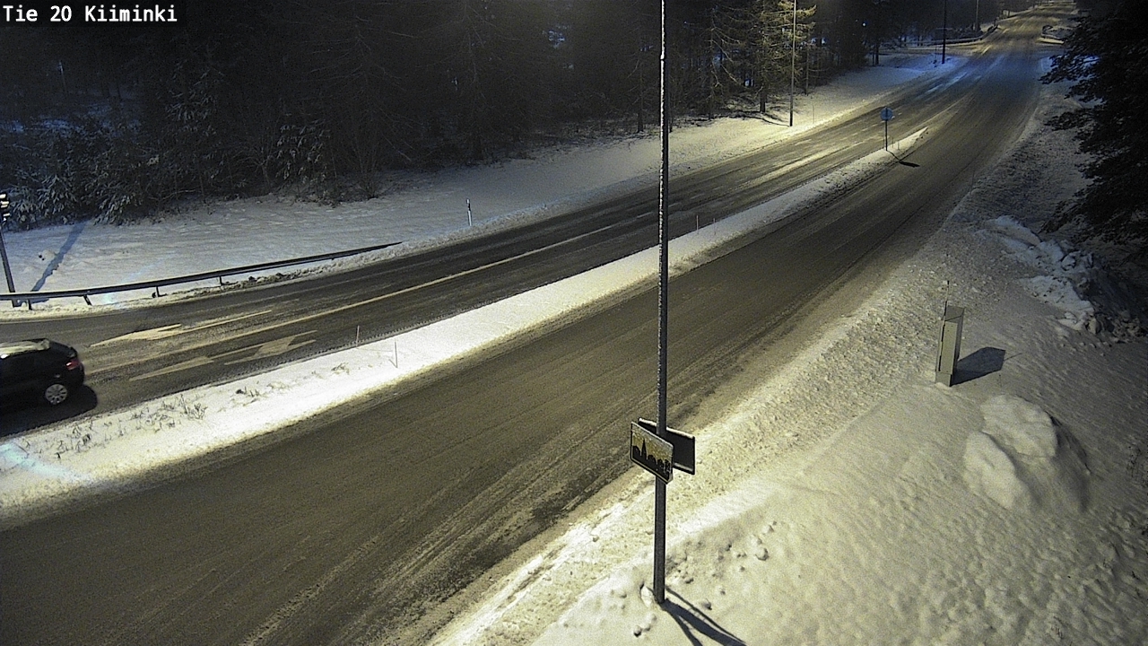 Weather Camera Image Väg 20 Uleåborg Kiiminki, Oulu, Pohjois-Pohjanmaa