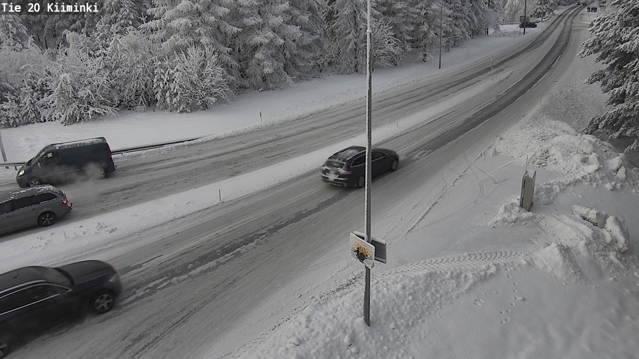Weather Camera Image Väg 20 Uleåborg Kiiminki, Oulu, Pohjois-Pohjanmaa