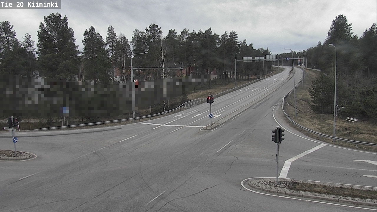 Weather Camera Image Väg 20 Uleåborg Kiiminki, Oulu, Pohjois-Pohjanmaa