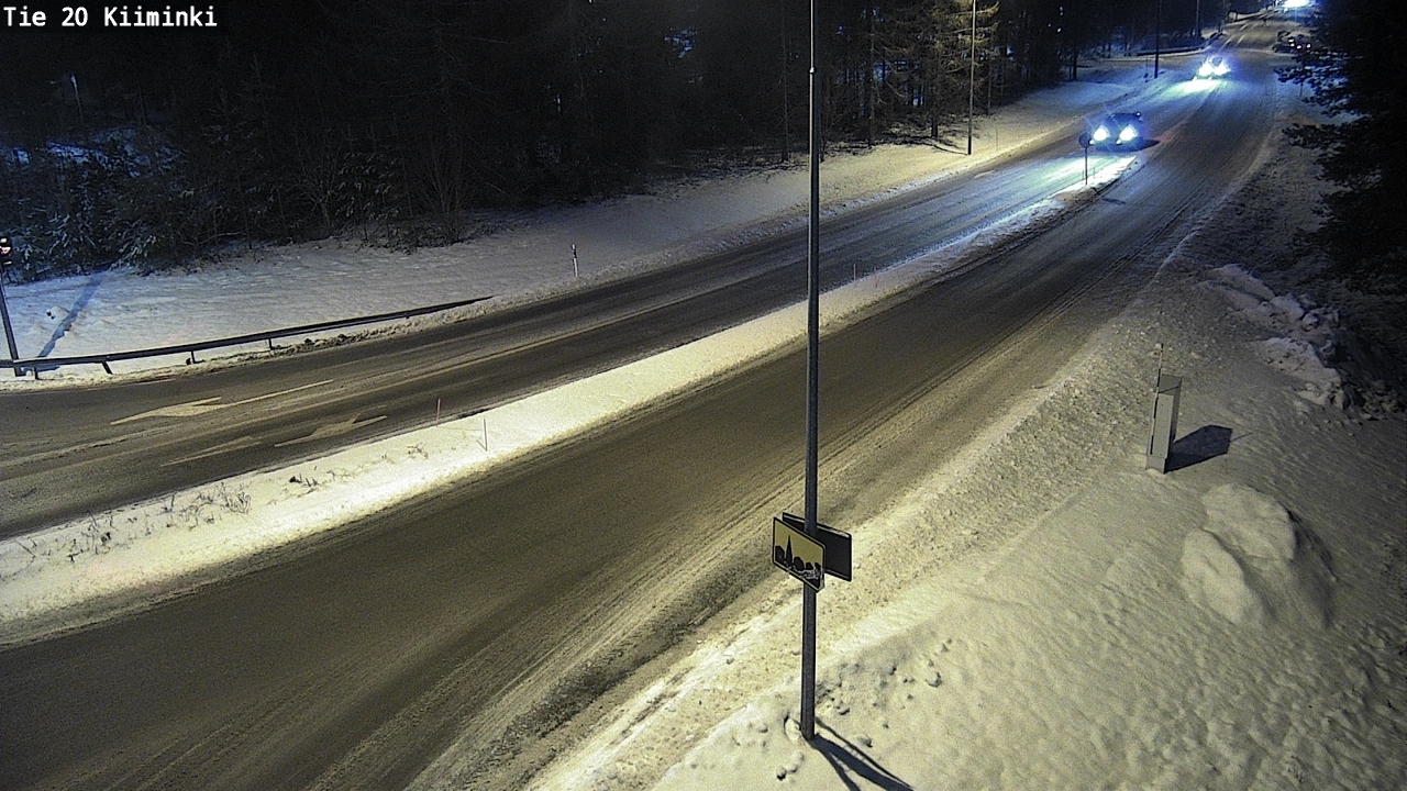 Weather Camera Image Road 20 Oulu Kiiminki, Oulu, Pohjois-Pohjanmaa