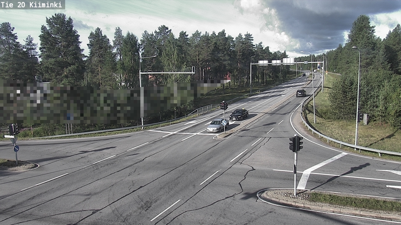 Weather Camera Image Road 20 Oulu Kiiminki, Oulu, Pohjois-Pohjanmaa