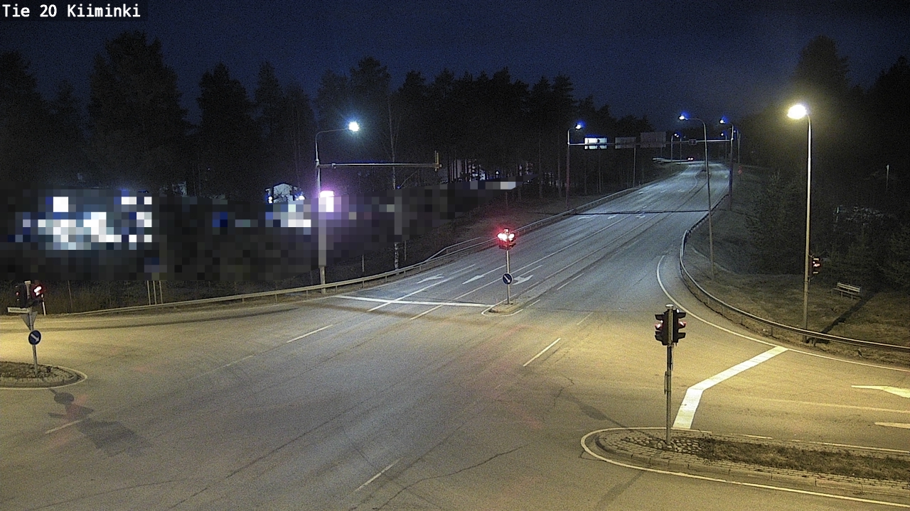 Weather Camera Image Road 20 Oulu Kiiminki, Oulu, Pohjois-Pohjanmaa