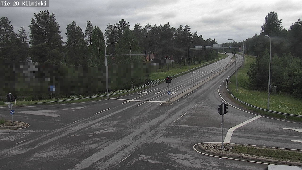 Weather Camera Image Väg 20 Uleåborg Kiiminki, Oulu, Pohjois-Pohjanmaa