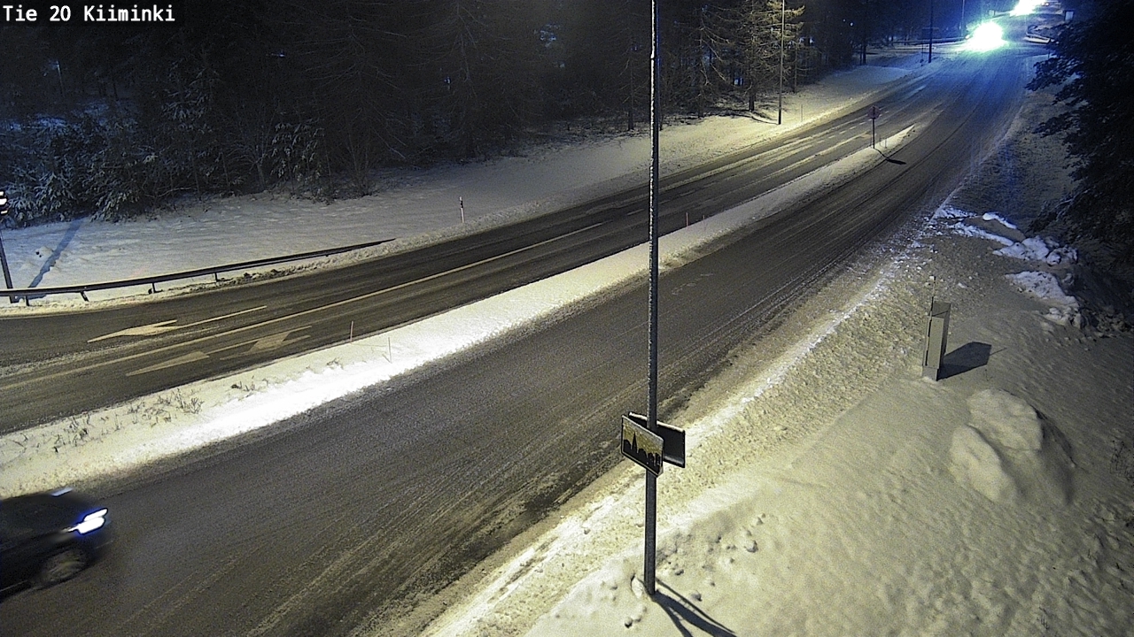 Weather Camera Image Väg 20 Uleåborg Kiiminki, Oulu, Pohjois-Pohjanmaa