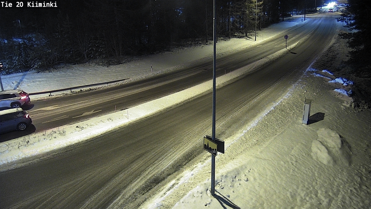 Weather Camera Image Road 20 Oulu Kiiminki, Oulu, Pohjois-Pohjanmaa