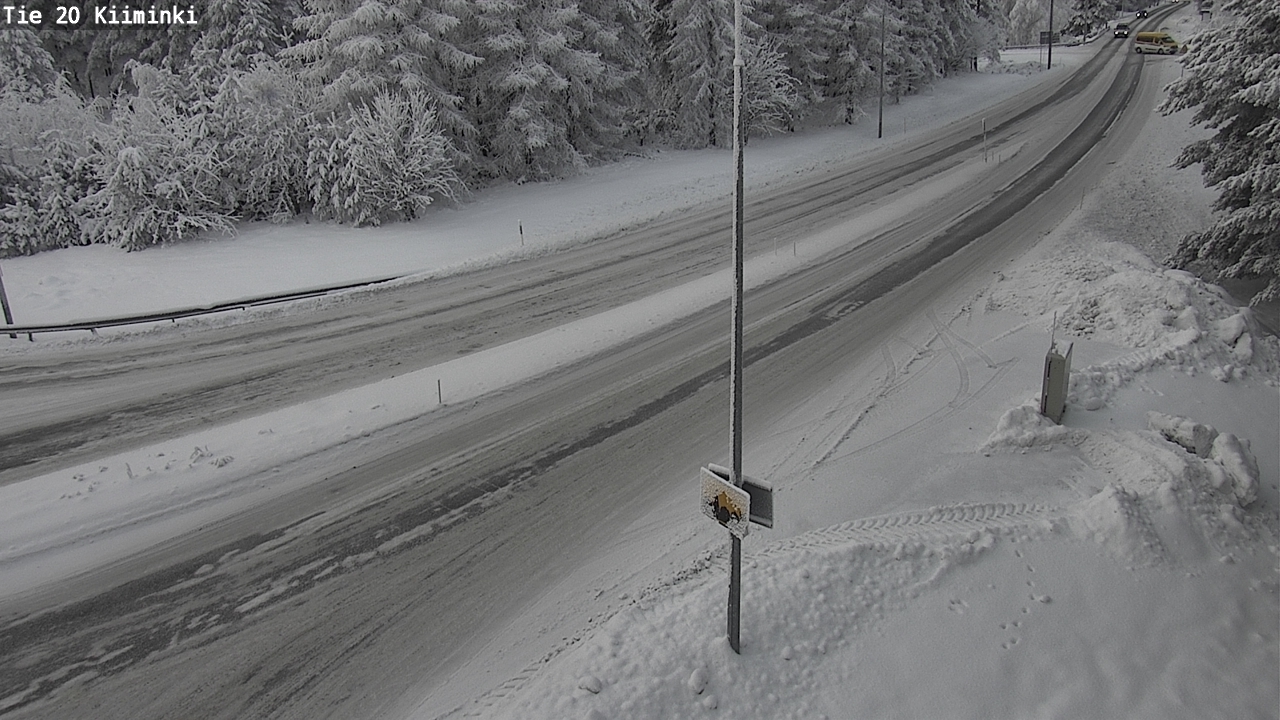 Weather Camera Image Väg 20 Uleåborg Kiiminki, Oulu, Pohjois-Pohjanmaa