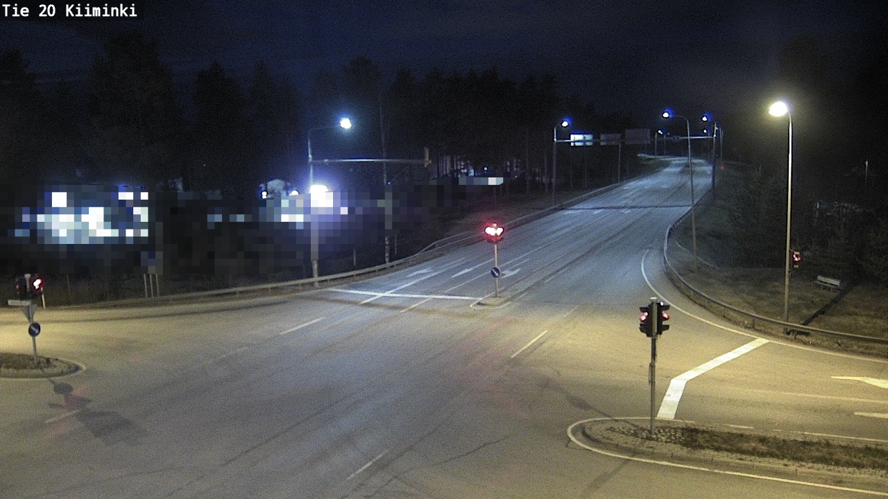 Weather Camera Image Väg 20 Uleåborg Kiiminki, Oulu, Pohjois-Pohjanmaa